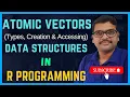 ATOMIC VECTORS Types Creation Accessing IN R - PROGRAMMING DATA STRUCTURES IN R
