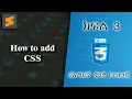 3 How to add CSS Everyone can code