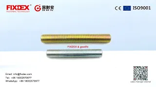 Galvanized Hot Dip Galvanized Fully Threaded Rod M3 M36