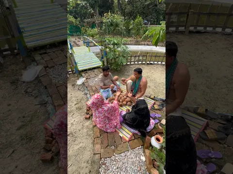 খাঁটি নারিকেল তেল তৈরি করছি।#villagelife #shorts