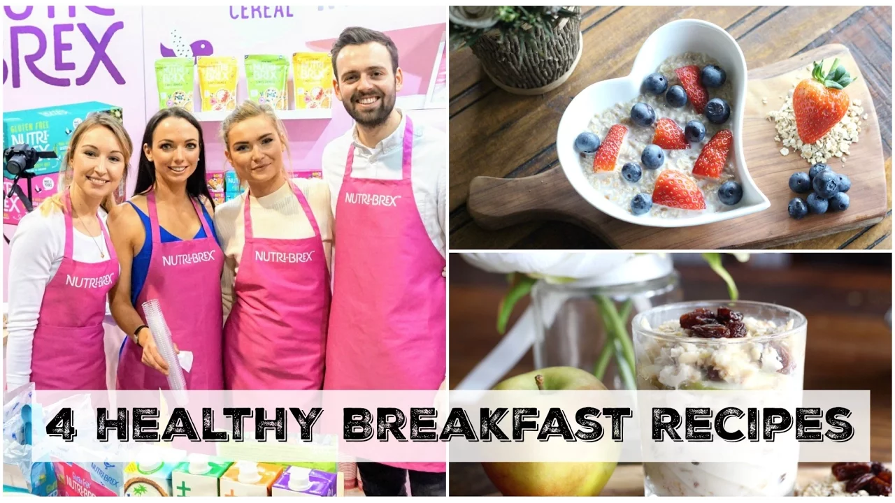 4 Healthy Breakfast Recipes Demos with Nutri-Brex!