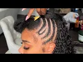 Half Lemonade Stitch Braids Half Curly Hair NEW Braid Style ft CurlsQueen