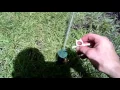 How to adjust an orbit sprinkler head