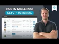 Create a WordPress Table In Minutes with Posts Table Pro