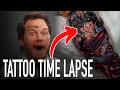 TATTOO TIME LAPSE Monkey D Luffy One Piece Tattoo