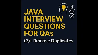 Coding Interview Questions 3 How to Remove Duplicates in Java