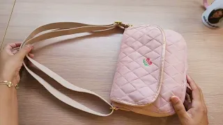 DIY  "Cose conmigo:  Bolso Rosa (Perfecto para el estilo Coquette)"