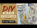 One Sheet Wonder DIY Window Envelopes with Hidden Tags Step-by-step Tutorial