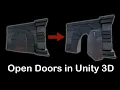 How to Open a Door in Unity 3D Animation Trigger Tutorial Unity Tutorial