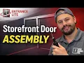 Entrance-Lite Value Engineered Import Storefront Entrance System 72" x 80" Double Door & Frame - Knock Down, Clear Anodized (7-10 Day Production Time) - Video 5 of 4