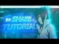 How to Make Smooth Shake in After Effects AMV Tutorial
