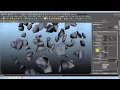 Houdini Rock generator for maya