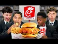 British Highschoolers try Chick-fil-A for the first time