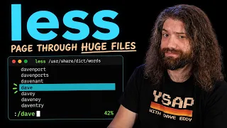 Paging Files using less and more - Bash Scripting Course pt6