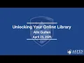 Unlocking Your Online Library