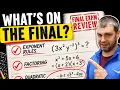 What to Study for an Algebra 1 Final Exam