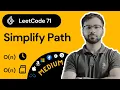 LeetCode 71 Simplify Path Solution in Hindi