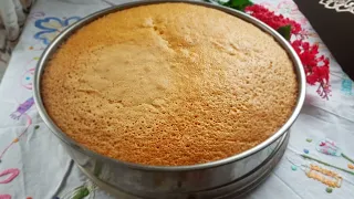 صينية كيك اسفنجي خفيف جدا بحجم عائلي بقطر ٣٠ سم للمة العيلة والاصحاب باقل تكلفة لاتفوتكم 