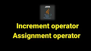 increment operator and assignment operator in java tutorial 7 Java programming beginners