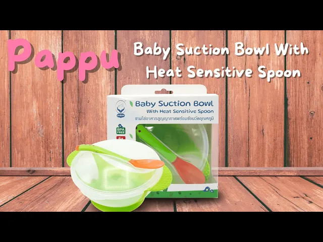 Baby Suction Bowl With Heat Sensitive Spoon