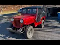 Willys CJ3B Soft Top Install