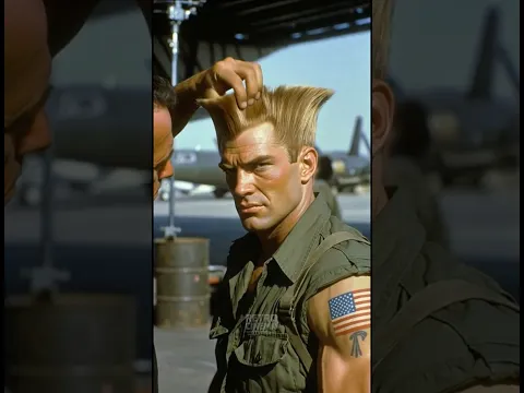 Guile with Chun-Li Street Fighter 2 Behind the Camera 1980s Retro Cinema Fantasy #streetfighter