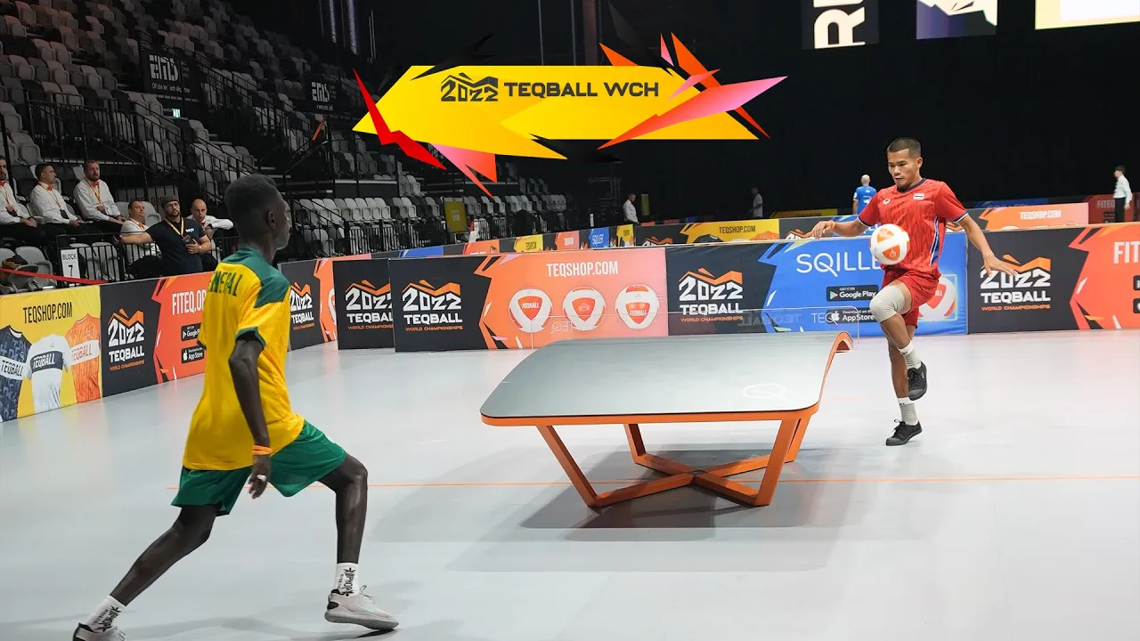 Thailand vs Senegal - Men's Singles (Group Stages) - Teqball World Championships 2022 Nuremberg