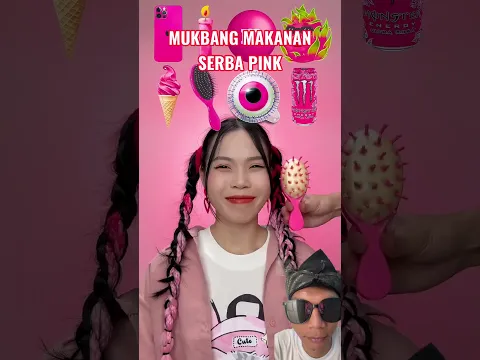 Mukbang serba pink #ytshorts #react