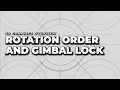 Rotation Order and Gimbal Lock 3D Graphics Overview