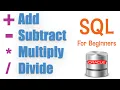Addition subtract division and multiply NVL in oracle SQL for beginners