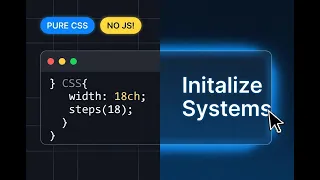 Pure CSS Typing Effect Tutorial