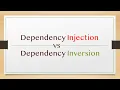 Know the difference between Dependency Injection and Dependency Inversion
