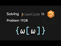 Solving LeetCode problem 1920 in APL Build Array from Permutation