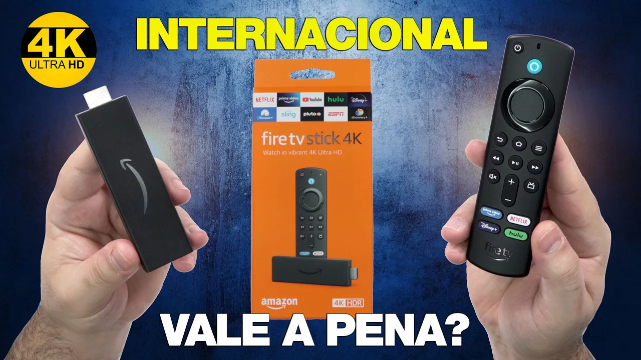 O FIRE TV STICK 4K Internacional tá muito BARATO - Vale a Pena?
