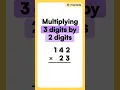 How to multiply 3 digit and 2 digit numbers fast 3-digit by 2-digit multiplication