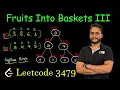 Fruits Into Baskets III Leetcode 3479 Segment Tree RMQ