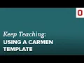 Quick Tip Using a CarmenCanvas Template