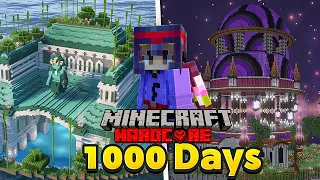 قضيت 1000 يوم في ماين كرافت هارد كور 