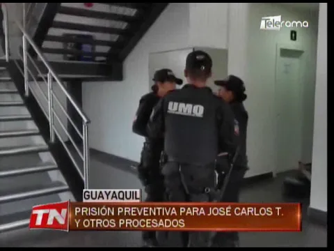 Prisión preventiva para José Carlos T. y otros procesados