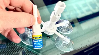 Quickly Repair Chipped Cracked Windshield Glass - RAIN-X 600001 Windshield Repair Kit