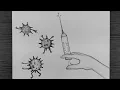 Awareness of Corona Virus Drawing Fight Against Coronavirus Drawing Step By Step Pencil Art