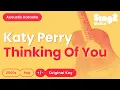 Download Lagu Katy Perry - Thinking Of You (Acoustic Karaoke)