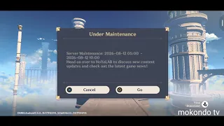 GENSHIN IMPACT 7 0 SERVER MAINTENANCE UPDATE FOR SNEZHNAYA