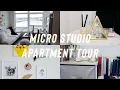 Micro Studio Apartment Tour 250 Sq Ft
