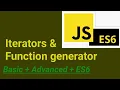 Iterators function generator JavaScript Hindi
