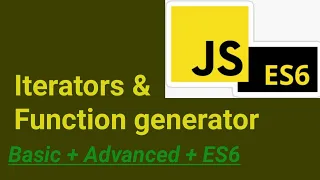 Iterators function generator JavaScript Hindi