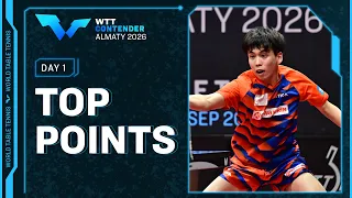 Top Points of Day 1 | #WTTAlmaty 2026