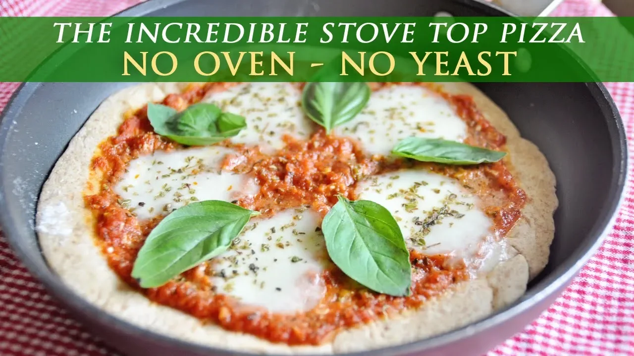 How to Make Pizza without an Oven - Homemade Stove Top Pizza