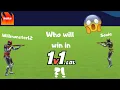 Willmonster12 vs Soxie 1v1 in JUSTBUILD LOL they drew