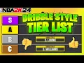 NBA 2K24 Best Dribble Moves Tier List Top Dribble Styles